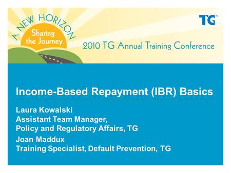 Income-Based Repayment (IBR) Basics