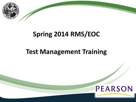 Spring 2014 RMS/EOC Test Management Training. Agenda 2 How to add/remove test assignment Student test status Resumed & resumed-upload Submit & exit process.