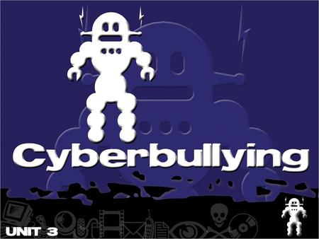 What is Cyberbullying? Cyberbullying is when one person or a group of people aim to threaten, tease or embarrass someone else by using a mobile phone,
