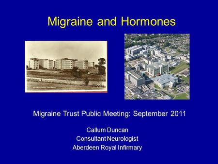 Callum Duncan Consultant Neurologist Aberdeen Royal Infirmary