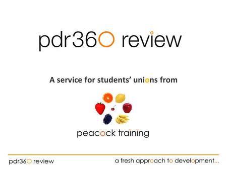 Pdr36O review A service for students’ unions from.