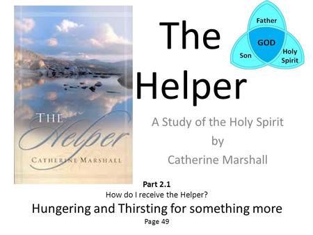 A Study of the Holy Spirit by Catherine Marshall
