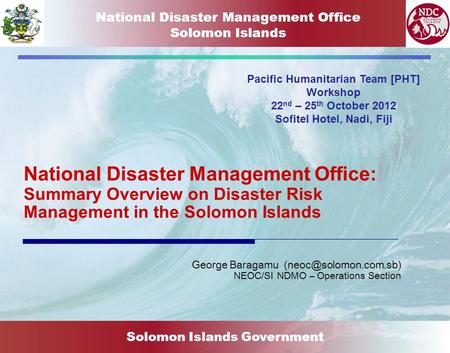 National Disaster Management Office
