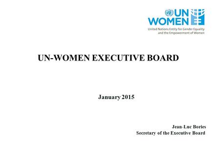 UN-WOMEN EXECUTIVE BOARD