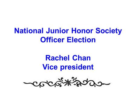 Hello! My name is Rachel Chan. I’m on the seventh grade GREEN team. I’m excited to be running for vice president of Center Grove Middle School Central’s.