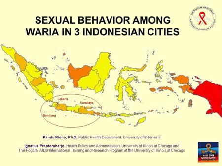 SEXUAL BEHAVIOR AMONG WARIA IN 3 INDONESIAN CITIES