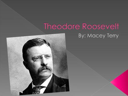  Roosevelt's youth differed sharply from that of the log cabin Presidents. He was born in New York City in 1858 into a wealthy family,