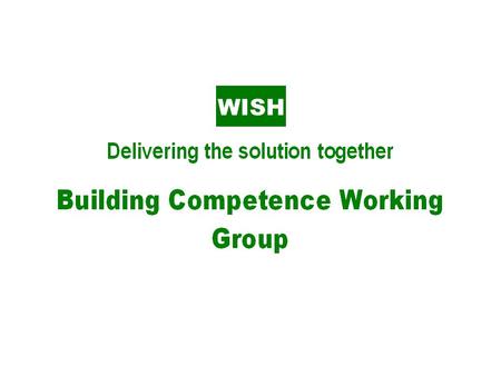 Group purpose Building the competence of the waste and recycling industry to improve health & safety performance.