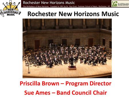 Rochester New Horizons Music