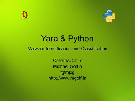Malware Identification and Classification