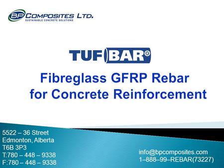 Fibreglass GFRP Rebar for Concrete Reinforcement