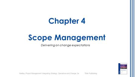 Chapter 4 Scope Management