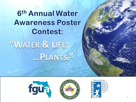 1. 2 Every living thing on the planet needs water. In this presentation, you will learn that all plants need water. In fact, most plants are 80 – 90%