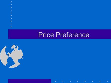 Price Preference. Indegenous vs Imported Upto 15% within purchase powers Upto 25% with the approval of COS, firm not able to compete due to –Low duty.