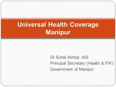Universal Health Coverage Manipur