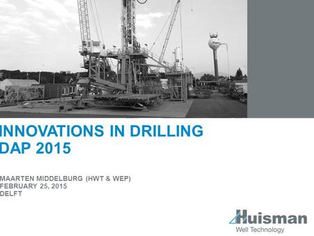 Innovations in drilling DAP 2015
