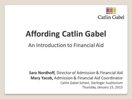 Affording Catlin Gabel