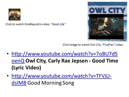 oenQ Owl City, Carly Rae Jepsen - Good Time (Lyric Video)  oenQ