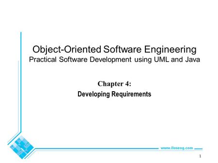 Chapter 4: Developing Requirements