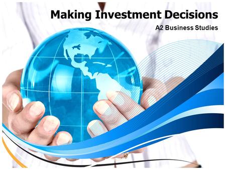 Making Investment Decisions