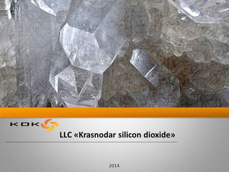 LLC «Krasnodar silicon dioxide» 2014. About us 2 Purpose: production of power plants that are: based on eco-friendly and low-waste technologies work at.