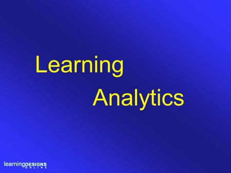 Learning Analytics. How are we doing in leadership training?