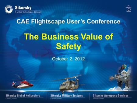 CAE Flightscape User’s Conference
