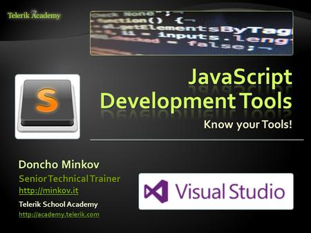 JavaScript Development Tools