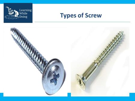 Types of Screw.