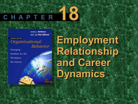 Copyright © 2003 by The McGraw-Hill Companies, Inc. All rights reserved. McShane/ Von Glinow 2/e Employment Relationship and Career Dynamics C H A P T.