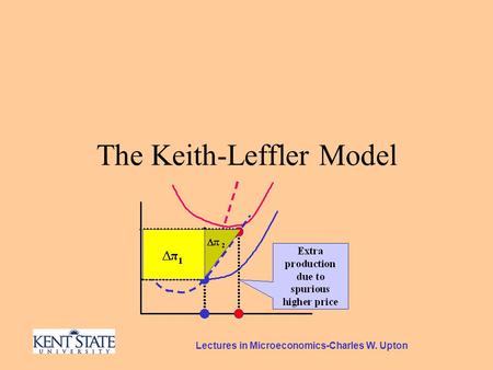 Lectures in Microeconomics-Charles W. Upton The Keith-Leffler Model.