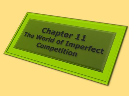 1. MONOPOLISTIC COMPETITION: COMPETITION AMONG MANY Learning Objectives 1.Explain the main characteristics of a monopolistically competitive industry,