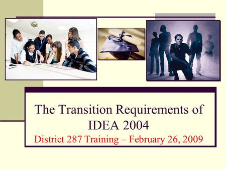 Quality Secondary Transition Planning