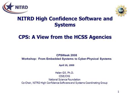 Workshop: From Embedded Systems to Cyber-Physical Systems