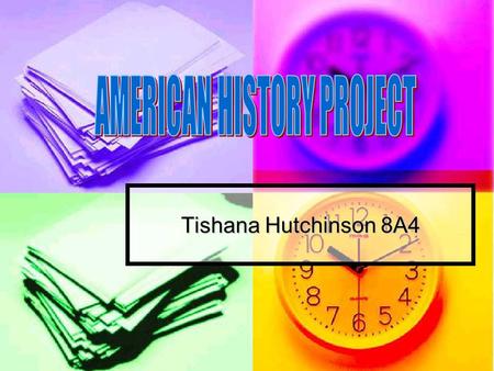 Tishana Hutchinson 8A4. The First Americans The first people to occupy the area of the United States were Native Americans. The first people to occupy.