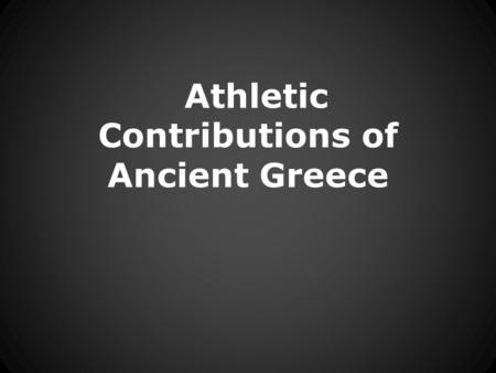 Athletic Contributions of Ancient Greece. Ancient Olympic Race  images/Admin/BkFill/Default_image_group/2012/6/21/1340291.