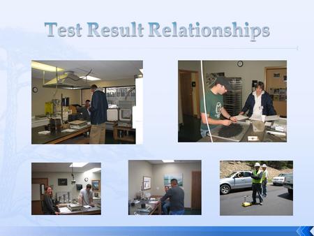 Test Result Relationships