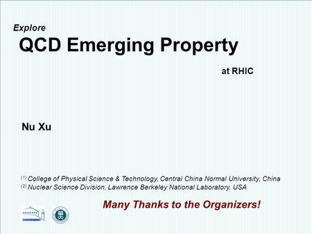 Explore QCD Emerging Property