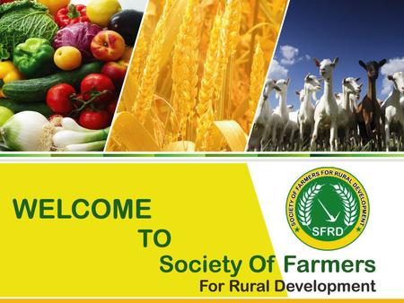 Society of Farmers for Rural Development (SFRD) meet the Educational, Social and Economic needs of Farmers, Rural Communities and encourage them to actively.