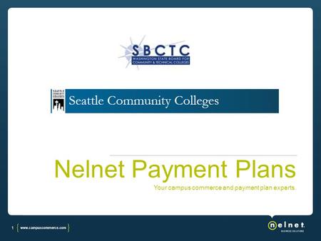 1 Nelnet Payment Plans Your campus commerce and payment plan experts.