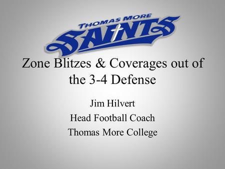 Zone Blitzes & Coverages out of the 3-4 Defense
