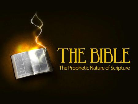There are approximately 2,500 prophecies in the Bible About 2,000 have already been fulfilled …to the letter The remaining 500 reach into the future and.