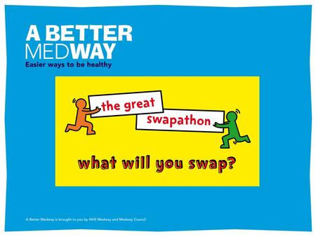 The Great Swapathon 2012 We all want to feel healthy and trim, but no one wants to deprive themselves of the things they love. In fact, cutting out the.