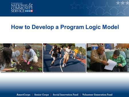 How to Develop a Program Logic Model. Learning objectives By the end of this presentation, you will be able to: Describe what a logic model is, and how.