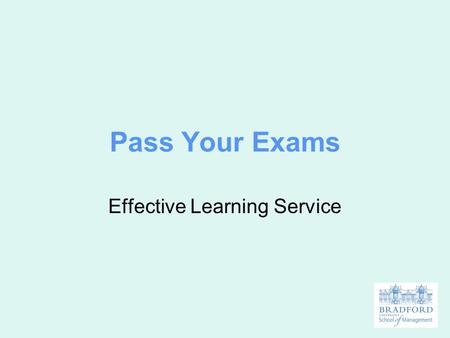 Effective Learning Service