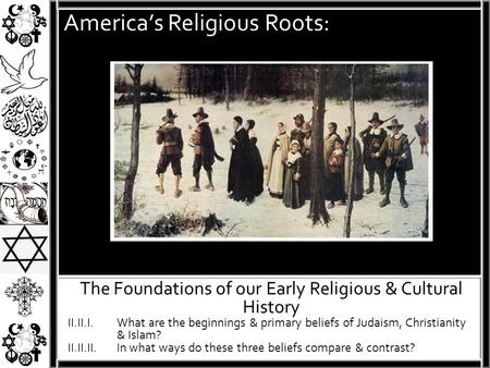 America’s Religious Roots: