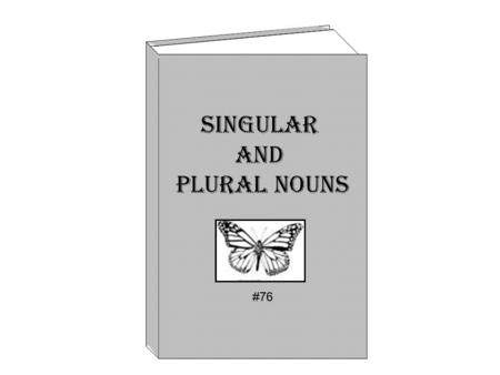 Singular and Plural Nouns #76.
