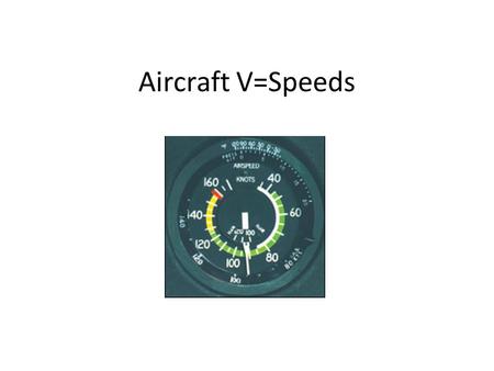 Aircraft V=Speeds. 100 Knots =115 MPH 100 MPH = 87 knots.