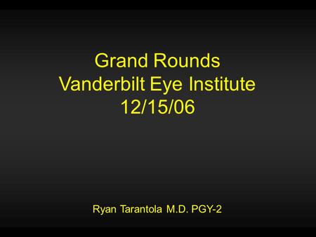 Vanderbilt Eye Institute