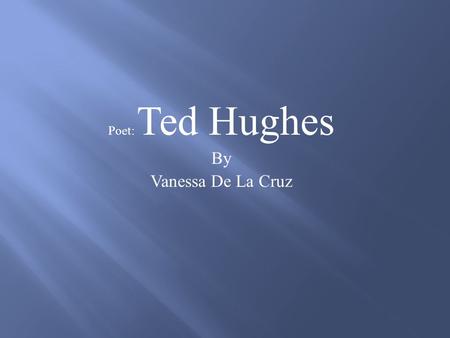 mooses by ted hughes